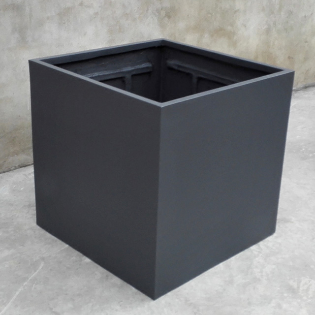 户外玻璃钢方形大花盆